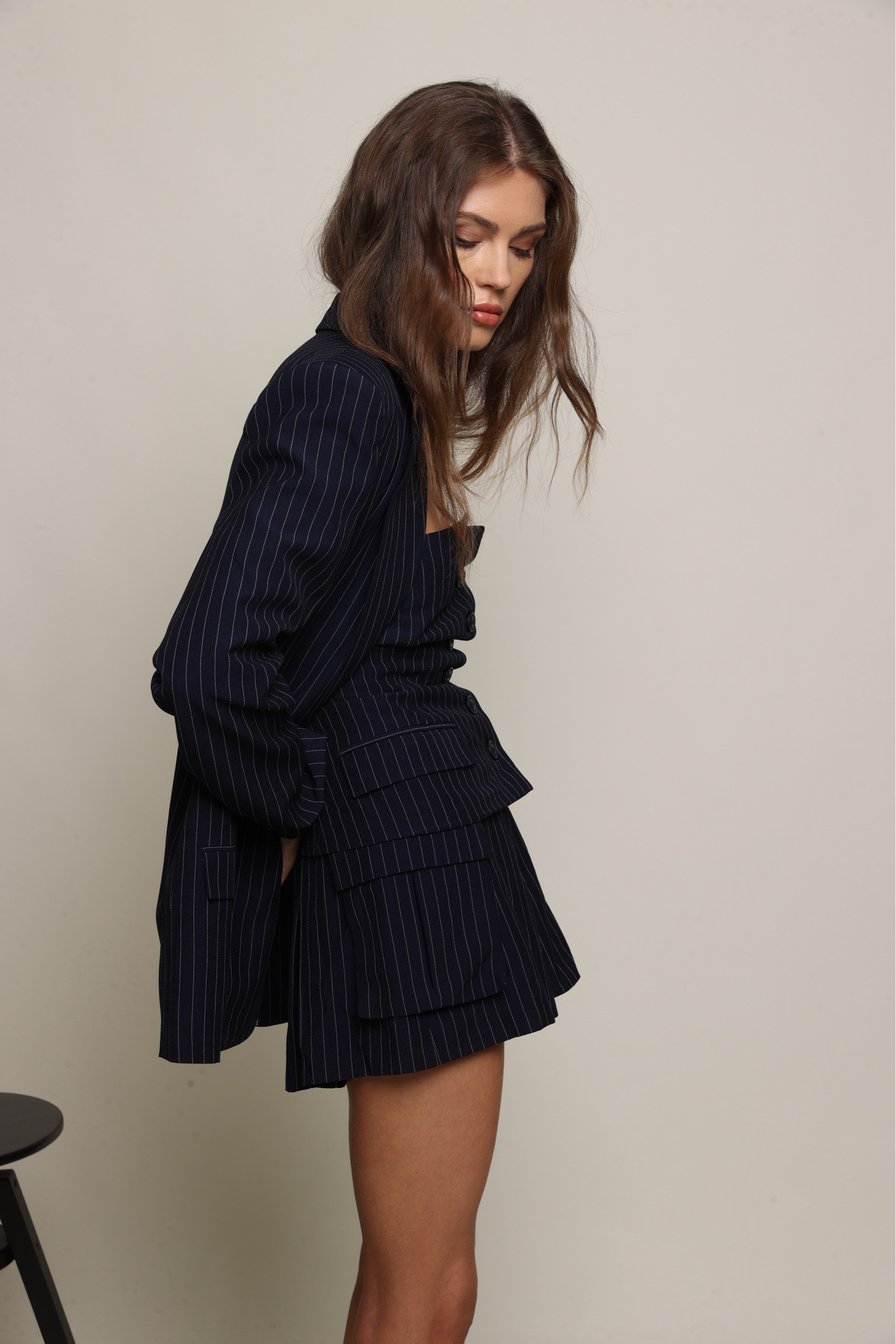 Matchy skort + blazer dreams 