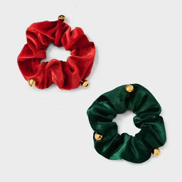 Bell Hair Twister Set 2pc - Red/Green | Target