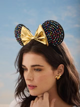 Minnie Mouse Disney Multicolored Gem Ears Headband - Minnie Mouse Multicolored Gem Ears | BaubleBar (US)