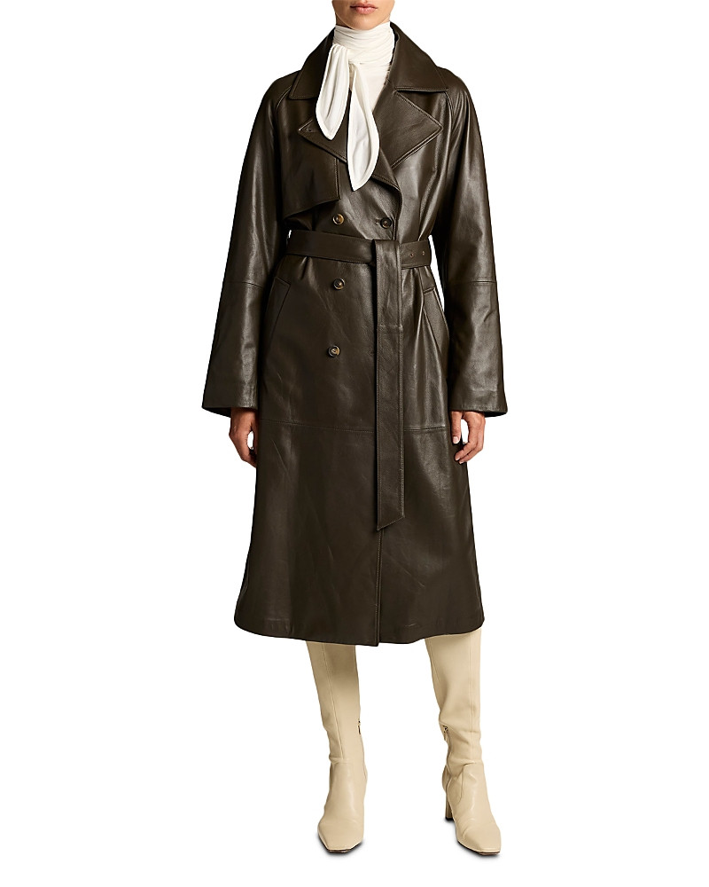 Vince Belted Leather Trench Coat | Bloomingdale's (US)