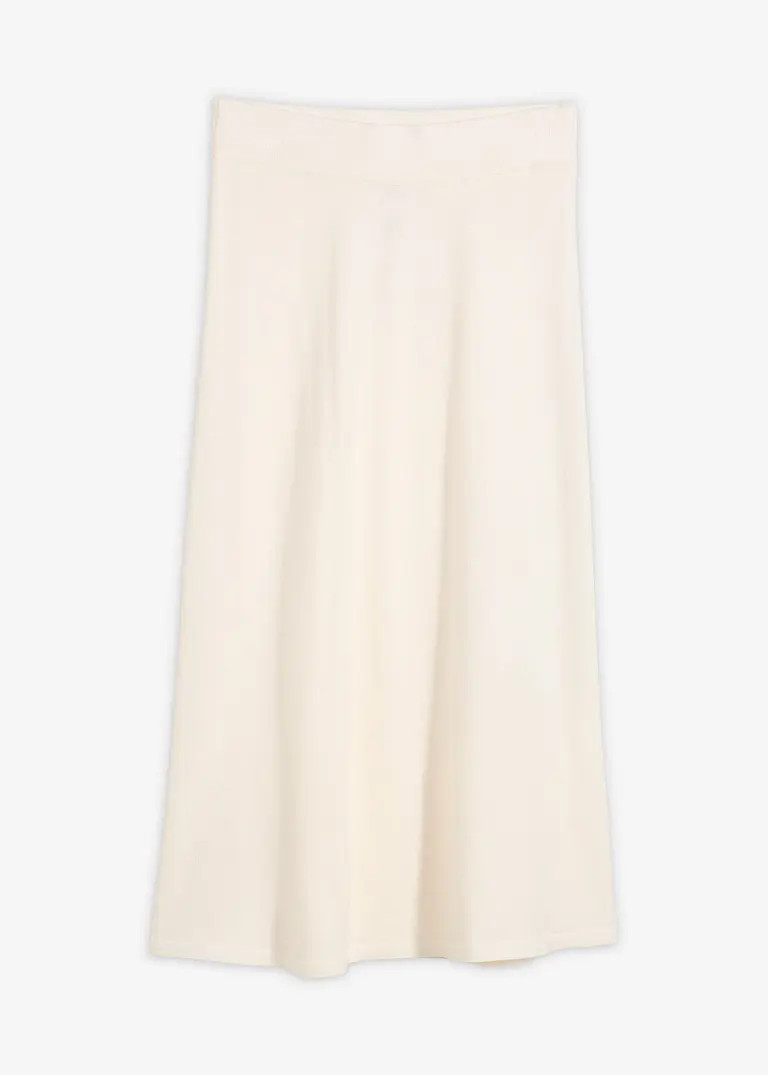 Midi Strickrock aus softem Viskose-Mix | Bonprix DE