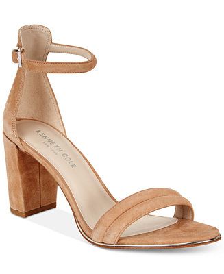 Kenneth Cole New York Women's Lex Block-Heel Sandals & Reviews - Sandals & Flip Flops - Shoes - M... | Macys (US)