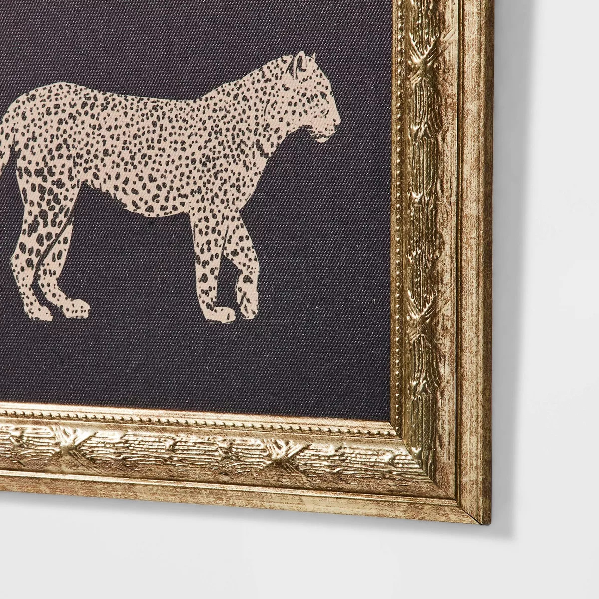 10" x 8" Cheetah Framed Wall Art Canvas - Threshold\u2122 designed with Studio McGee: Gold Frame,... | Target