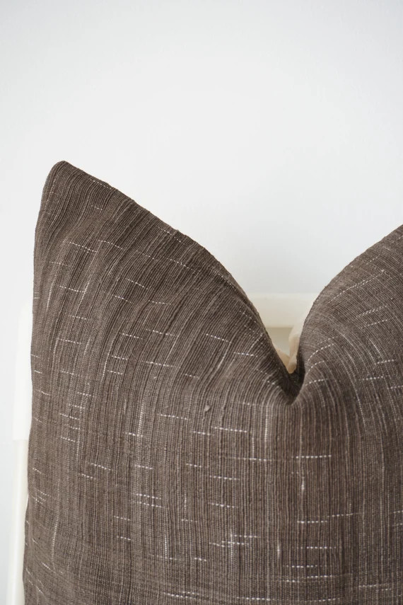 Hand Woven Natural Dye Color Pillow Cover | Etsy | Etsy (US)