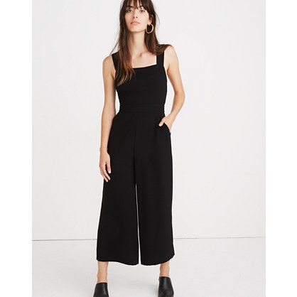 Apron Bow-Back Jumpsuit | Madewell