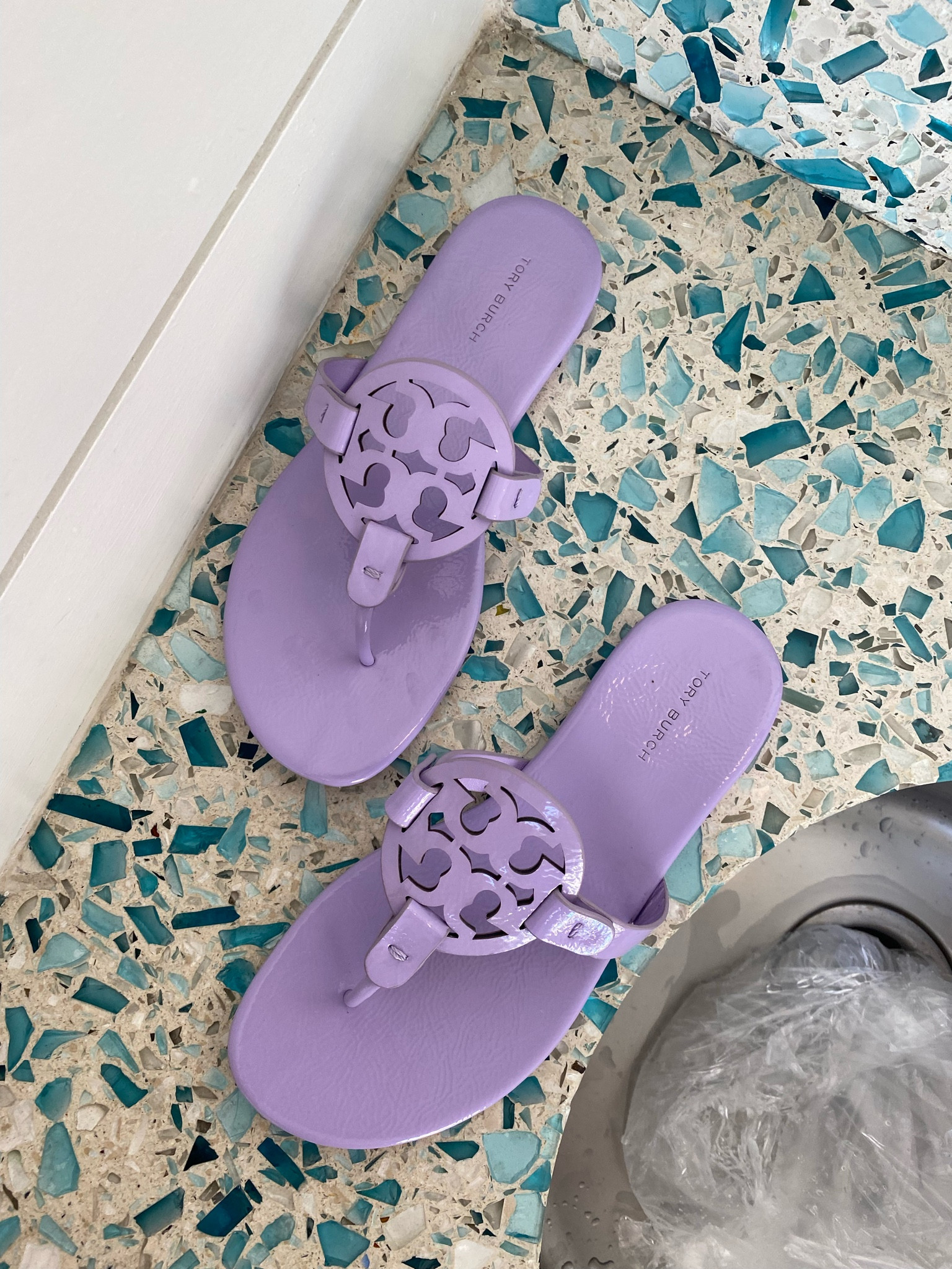 Tory burch purple sales sandals