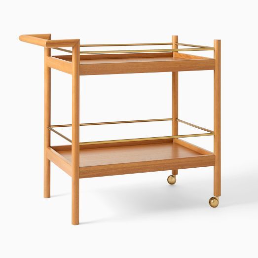 Mid-Century Bar Cart (32") | West Elm (US)