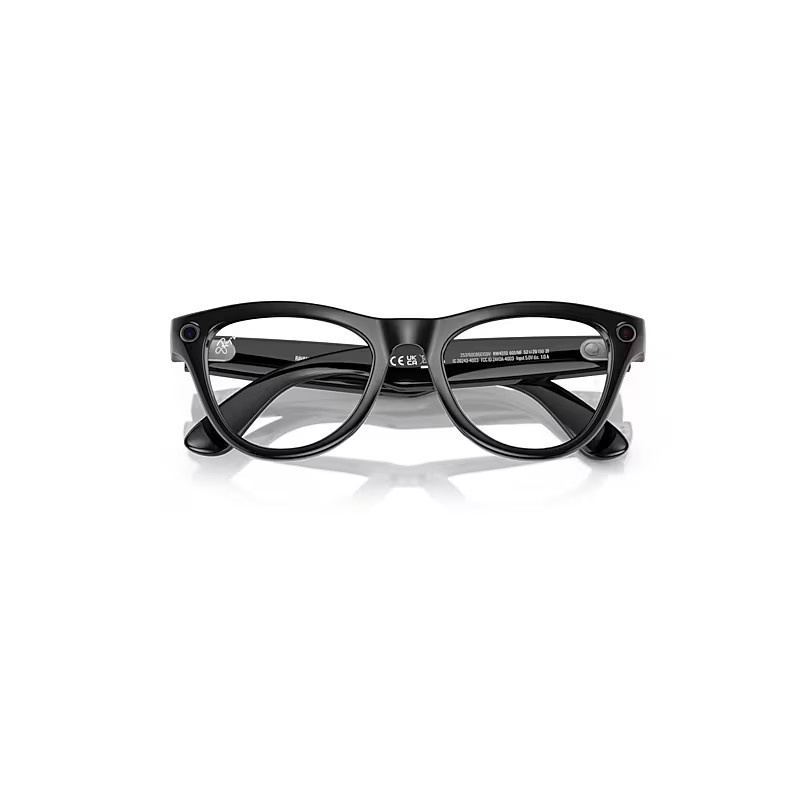 Ray-Ban Meta Black Frame Blue Lenses AI Glasses | Ray-Ban (US)