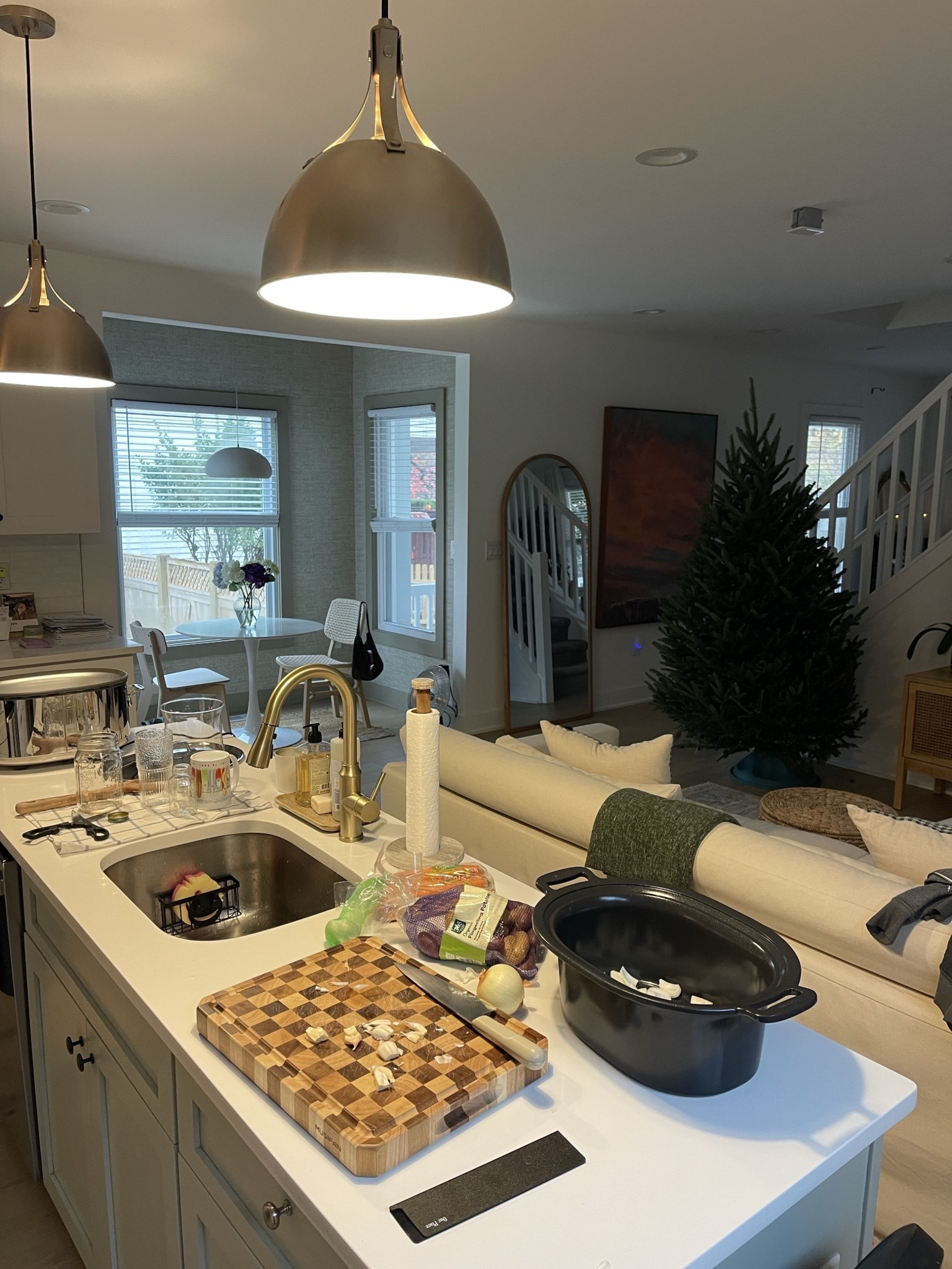 [2/11/26] amazon cutting board + our place knives! the knives come in a set of 3 and are currently $40 off! i love the checkered design of the cutting board 🖤👏🏻

#LTKSeasonal #LTKdayinmylife #LTKHome