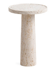 18x12 Round Travertine Table | Marshalls