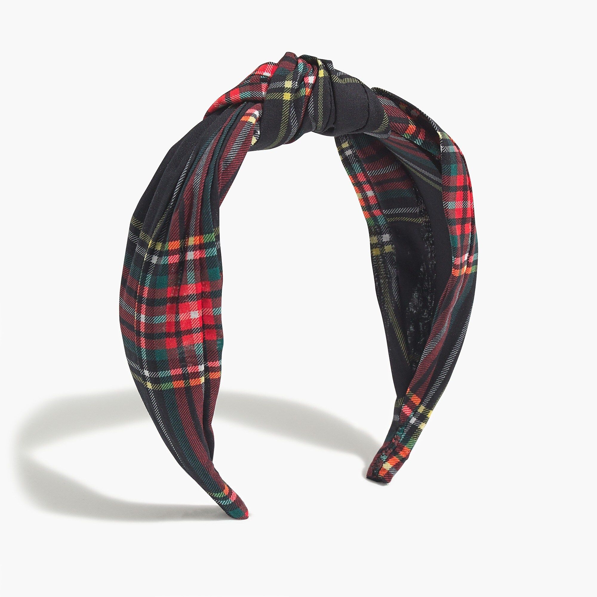 Tartan knot headband | J.Crew Factory