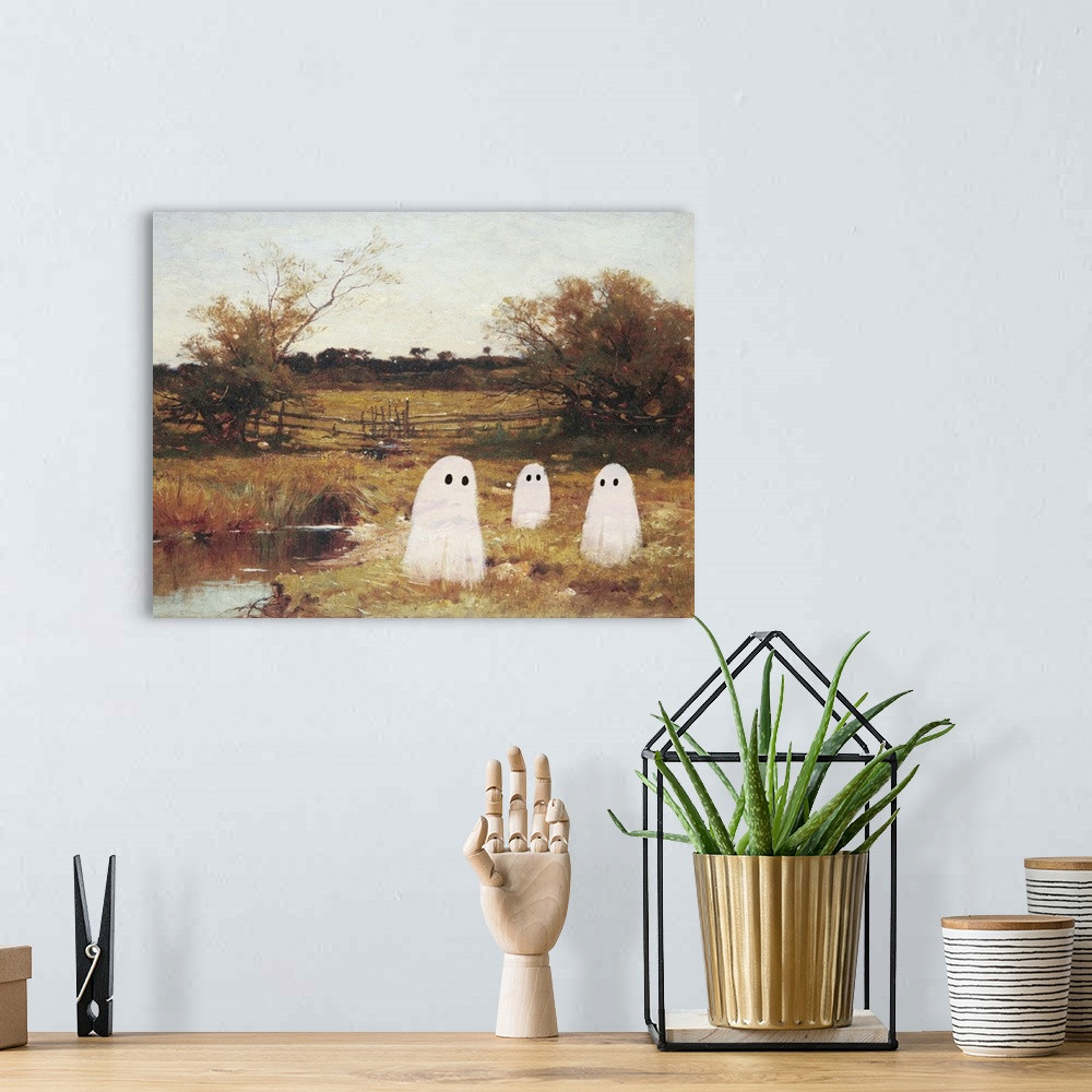 Antique Ghosties I Wall Art | Great Big Canvas - Dynamic