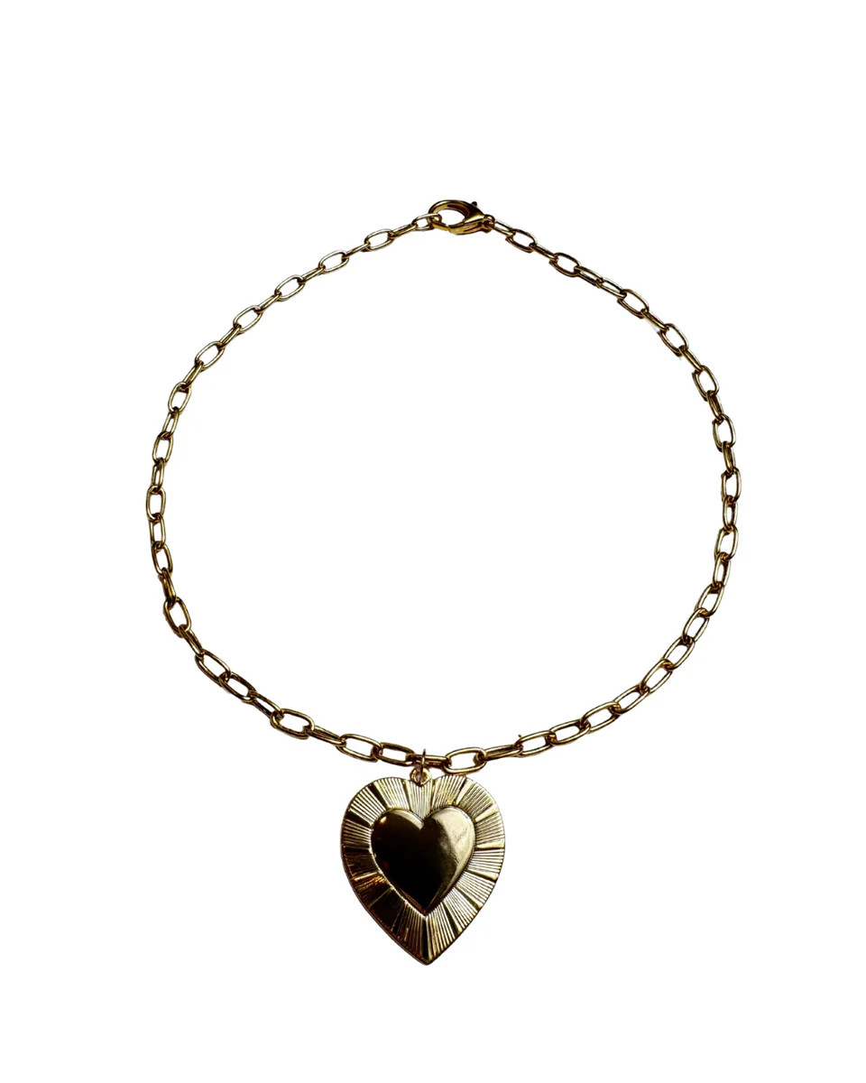 Gracie Heart Necklace | Triple Threads