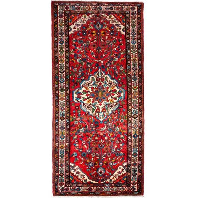 Cahner One-of-a-Kind 4'7" x 10'2" 1970s Area Rug in Red/Blue | Wayfair North America