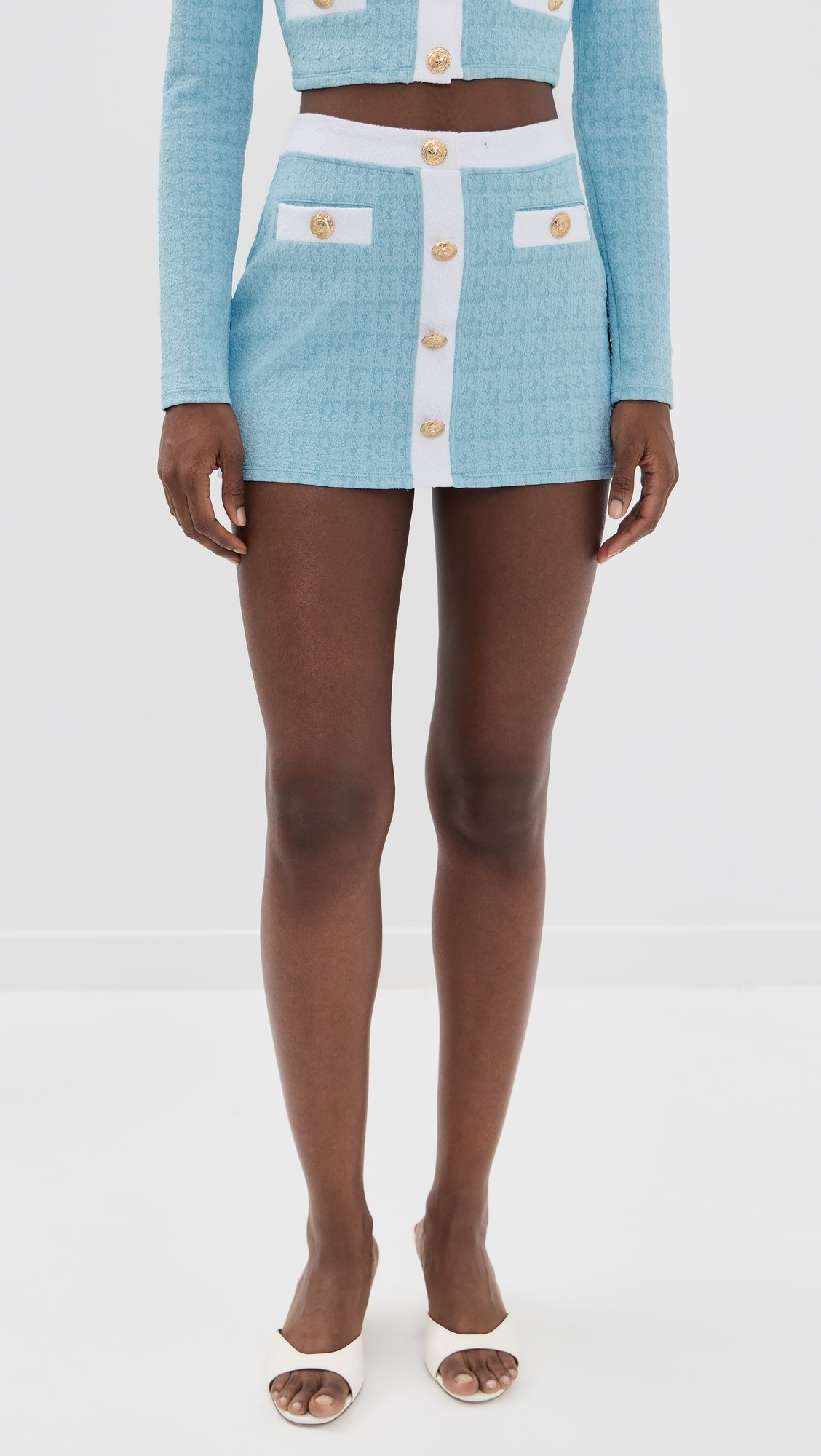 L'AGENCE Coco Colorblock Chic High Waist Skirt | Shopbop | Shopbop