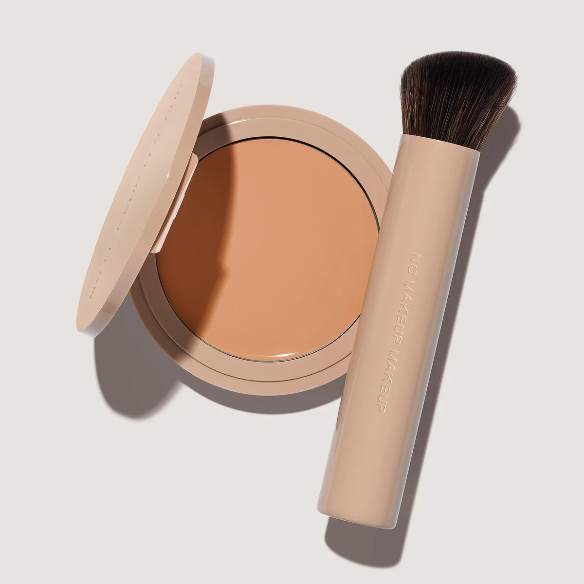 No Makeup Makeup\u00ae Foundation + Brush Duo - Light Medium - NoMakeupMakeup | No Makeup Makeup