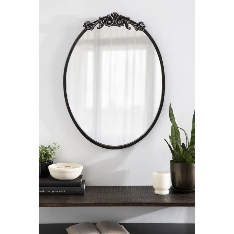 Damiere Oval Metal Wall MirrorSee More by House of Hampton®Rated 4.7 out of 5 stars.4.796 Review... | Wayfair North America