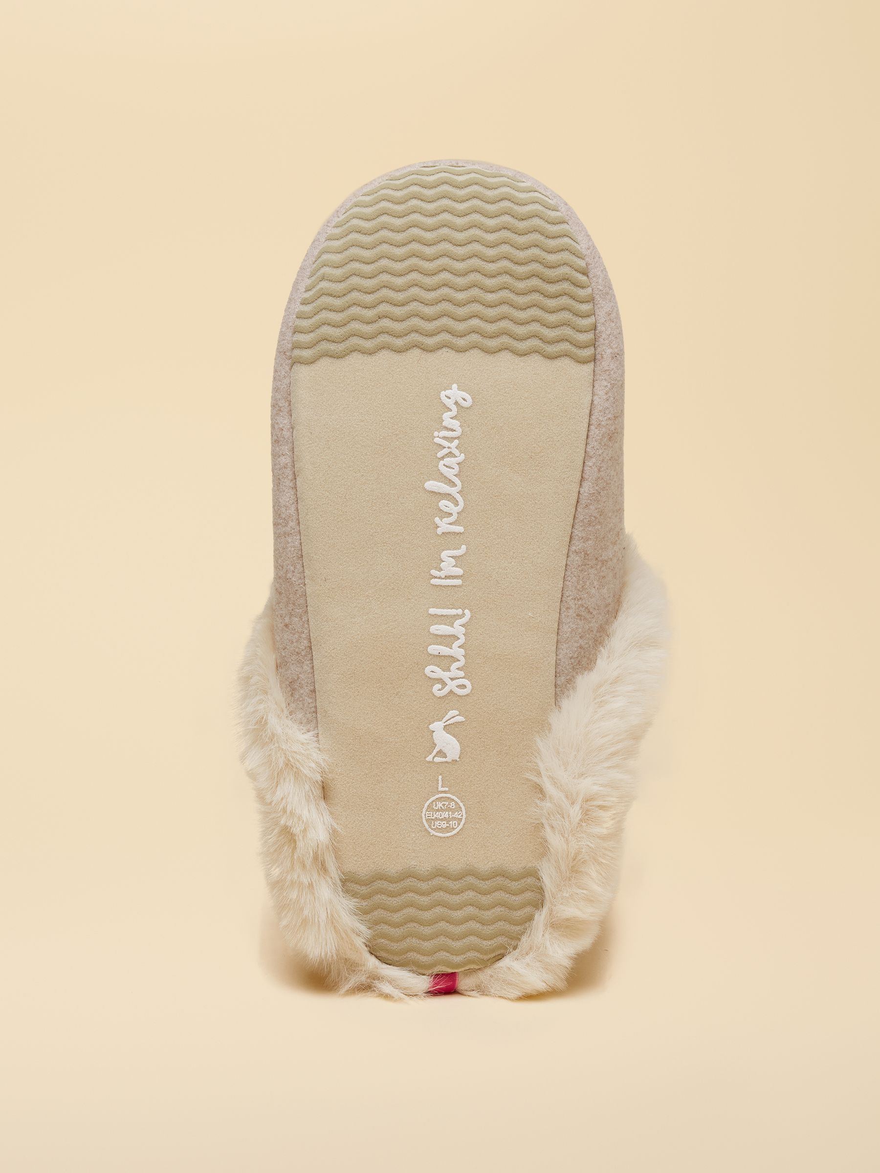 Slippet Luxe Oatmeal Sausage Dog Slippers | Joules | Joules