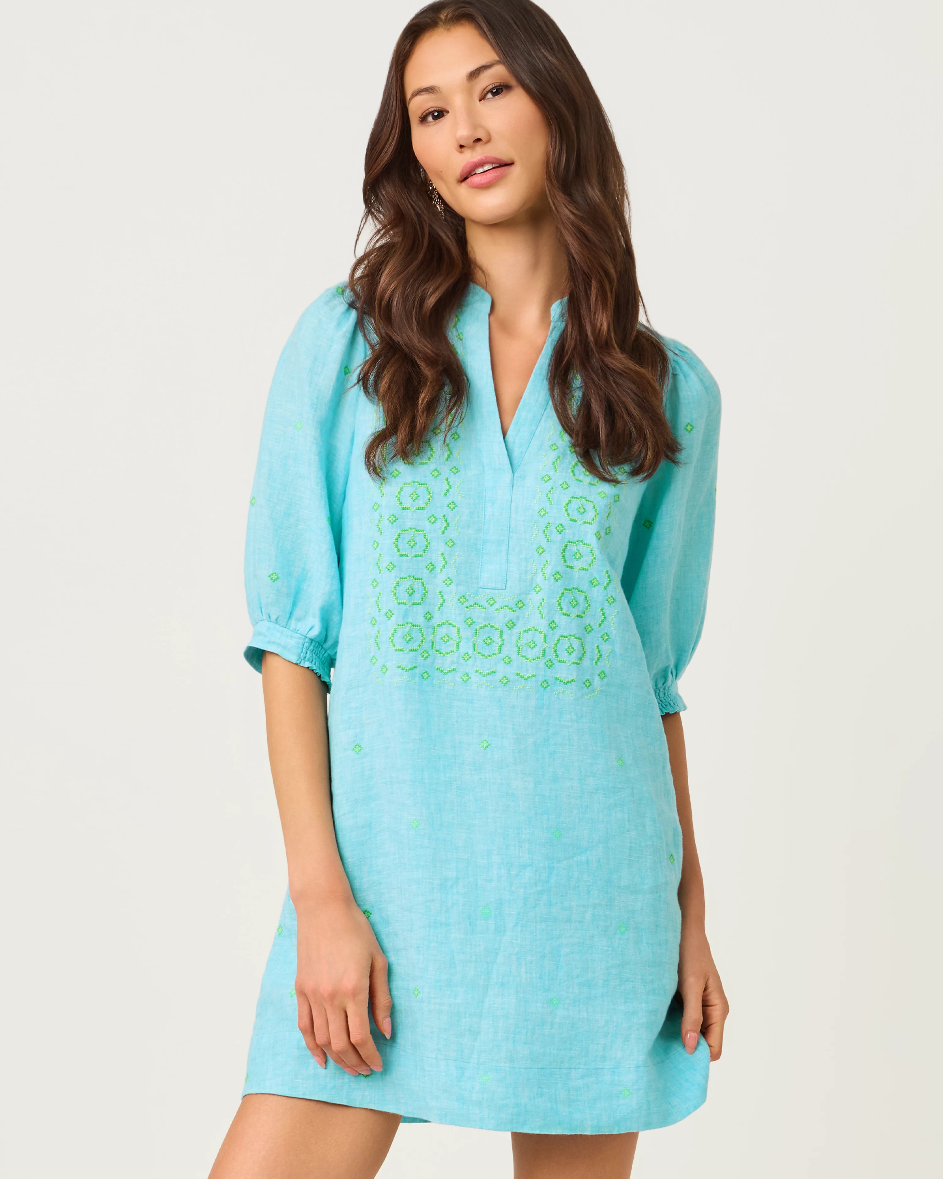 Mialeigh Linen Dress | Lilly Pulitzer