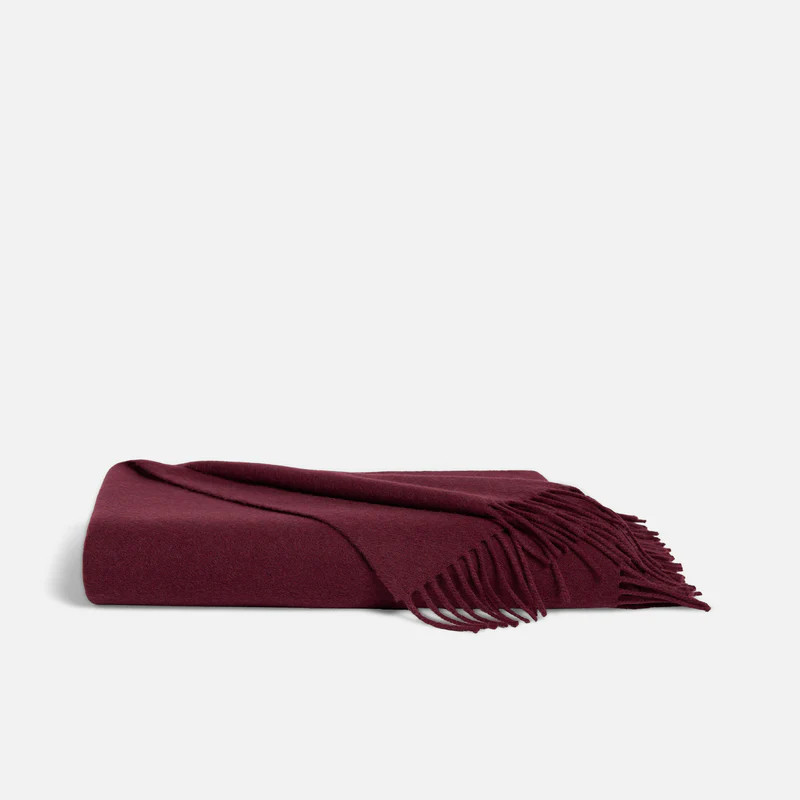Cashmere-Lambswool Throw Blanket | Brooklinen