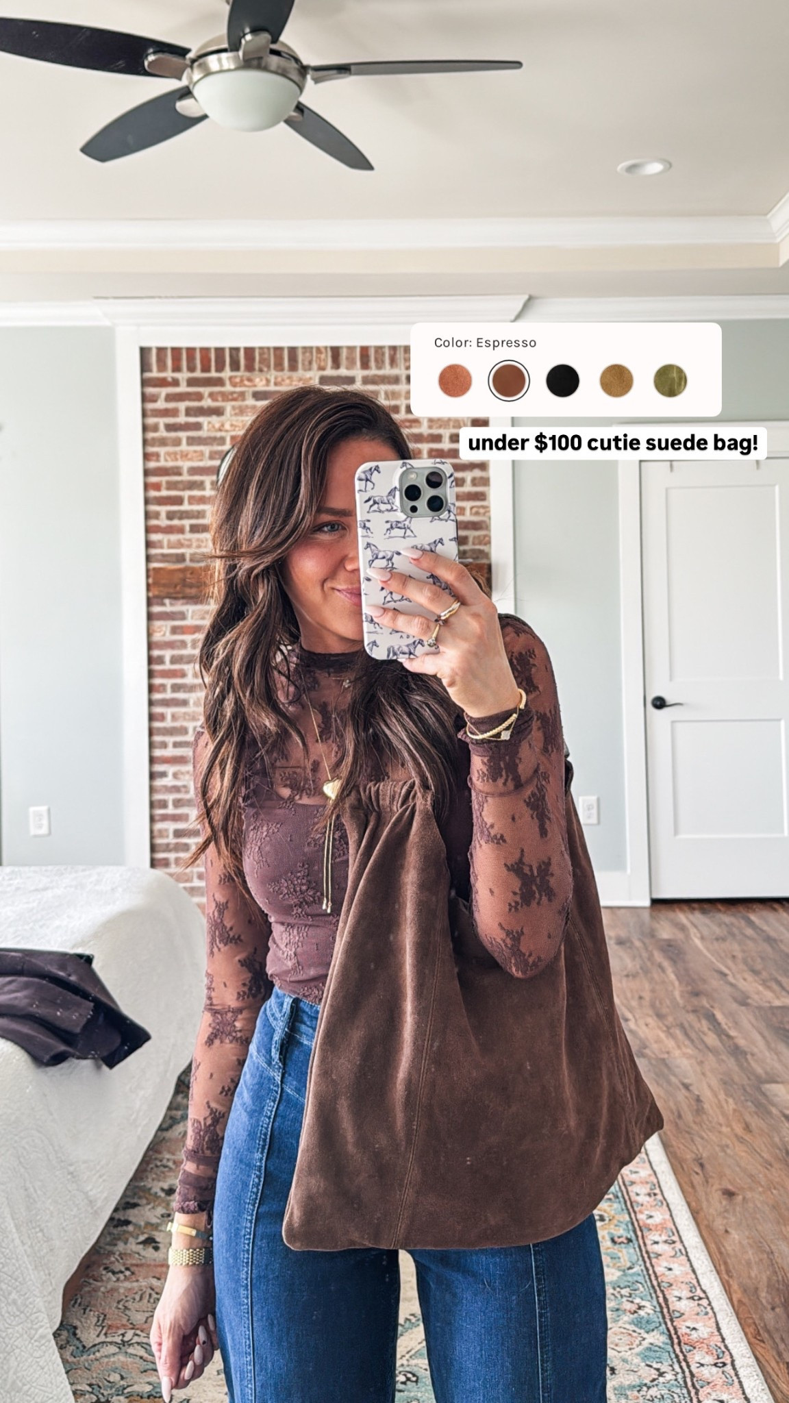 Suedes bag for under $100! 

#LTKStyleTip #LTKFindsUnder100