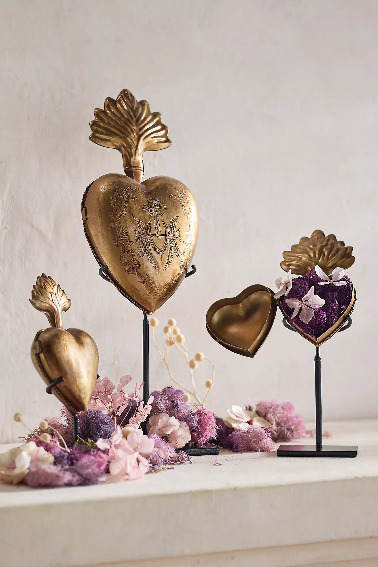 Brass Heart Curio + Stand | Anthropologie (US)