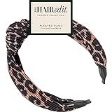 The Hair Edit Pleated Knotted Leopard Print Headband | Amazon (US)