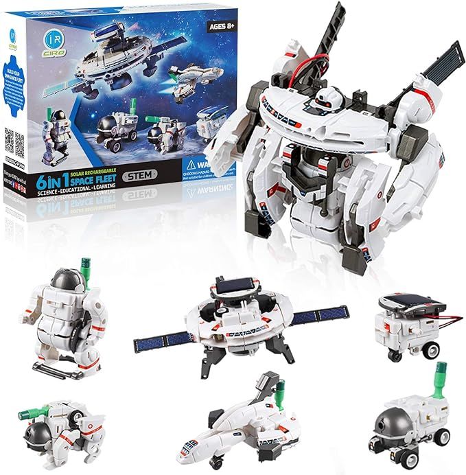 Ciro STEM Toys, Space Solar Robot DIY Kit , Building Blocks Toys for Boys and Girls, Stem Project... | Amazon (US)