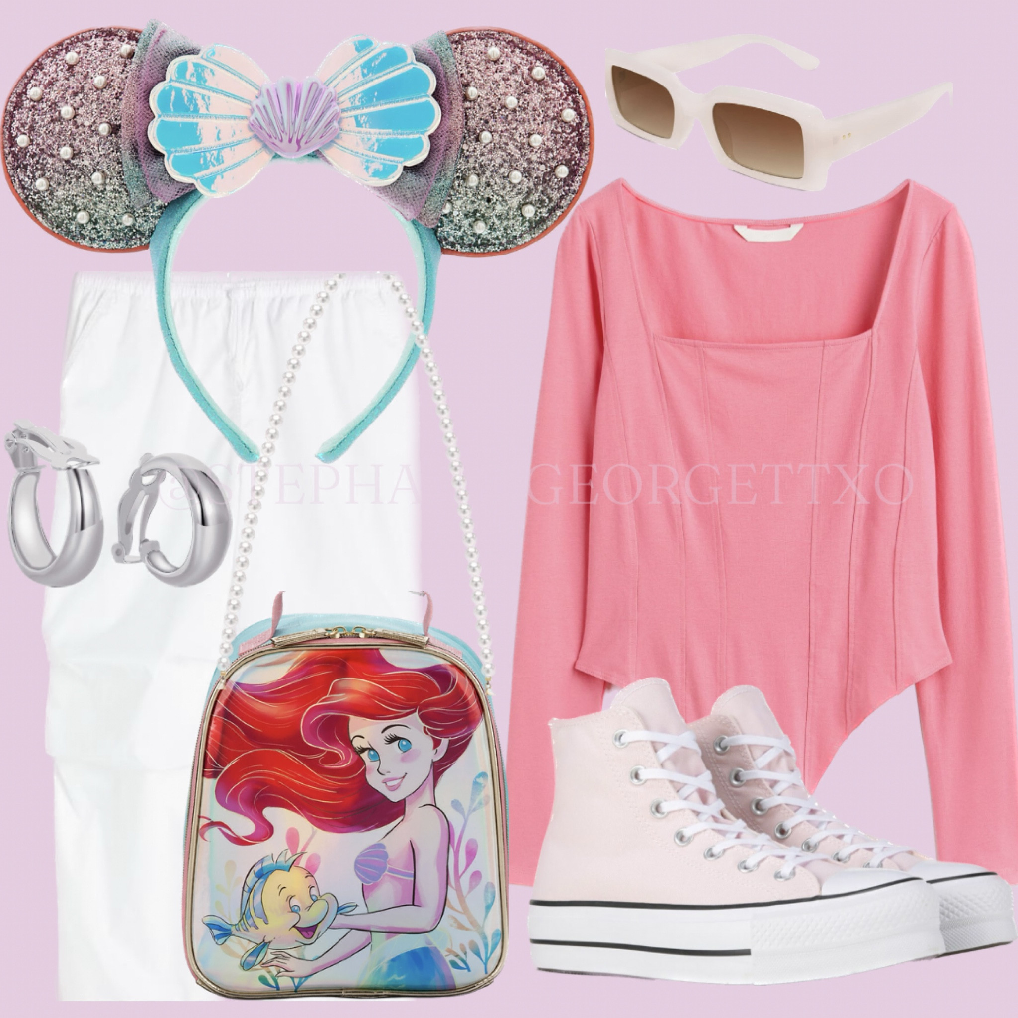 Disney outfit, disney style, Ariel bound, Ariel inspired outfit, Disneyland outfit, Disney fashion  