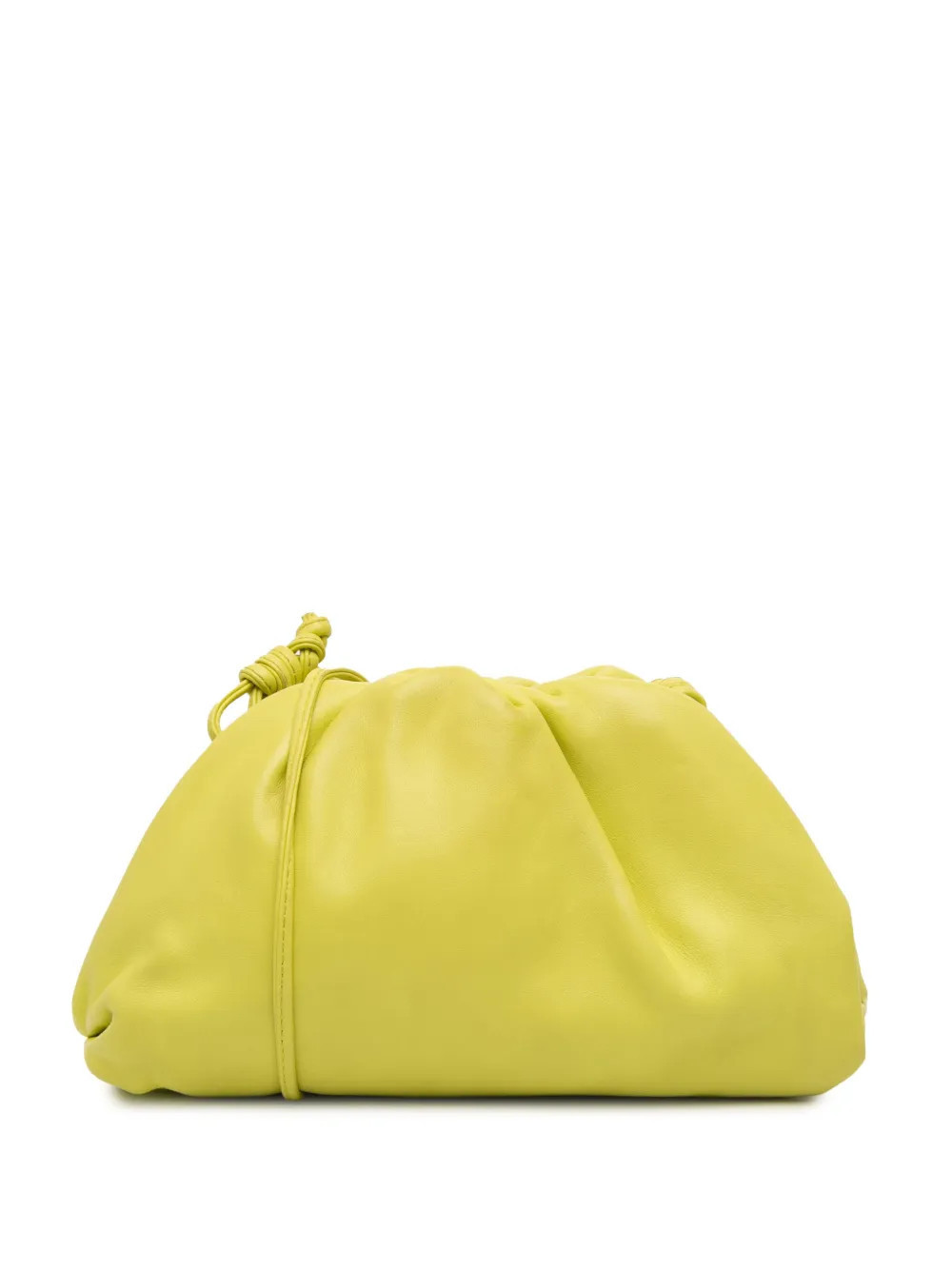 Bottega Veneta Pre-Owned 2012-2025 Lambskin The Mini Pouch crossbody bag - Yellow | Farfetch Global