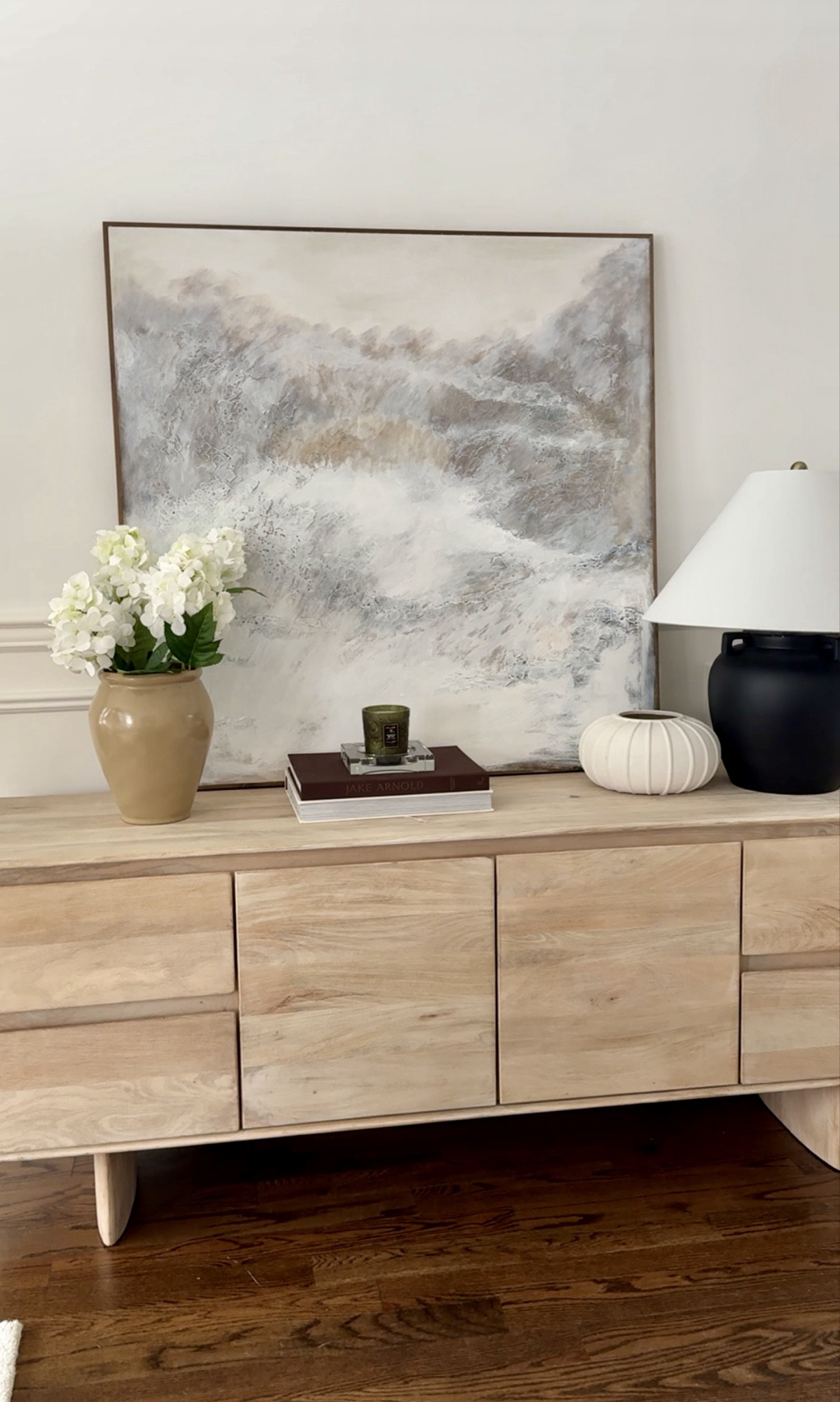 You won’t believe the price on these faux hydrangeas.

Design rule: mix warm wood with soft whites for a calm, balanced space.

#modernorganic #neutralhome #woodfurniture #diningroomdecor #sideboarddecor #vasedecor #kitchenstyling #homeaccents


#LTKSpringSale #LTKSeasonal #LTKHome