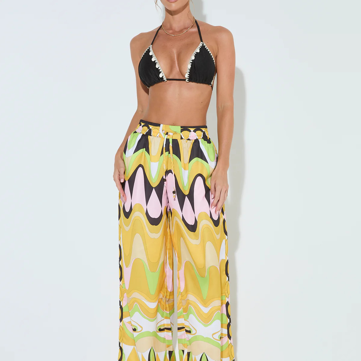 SUNDAZE Printed Trousers | Noughts and Kisses