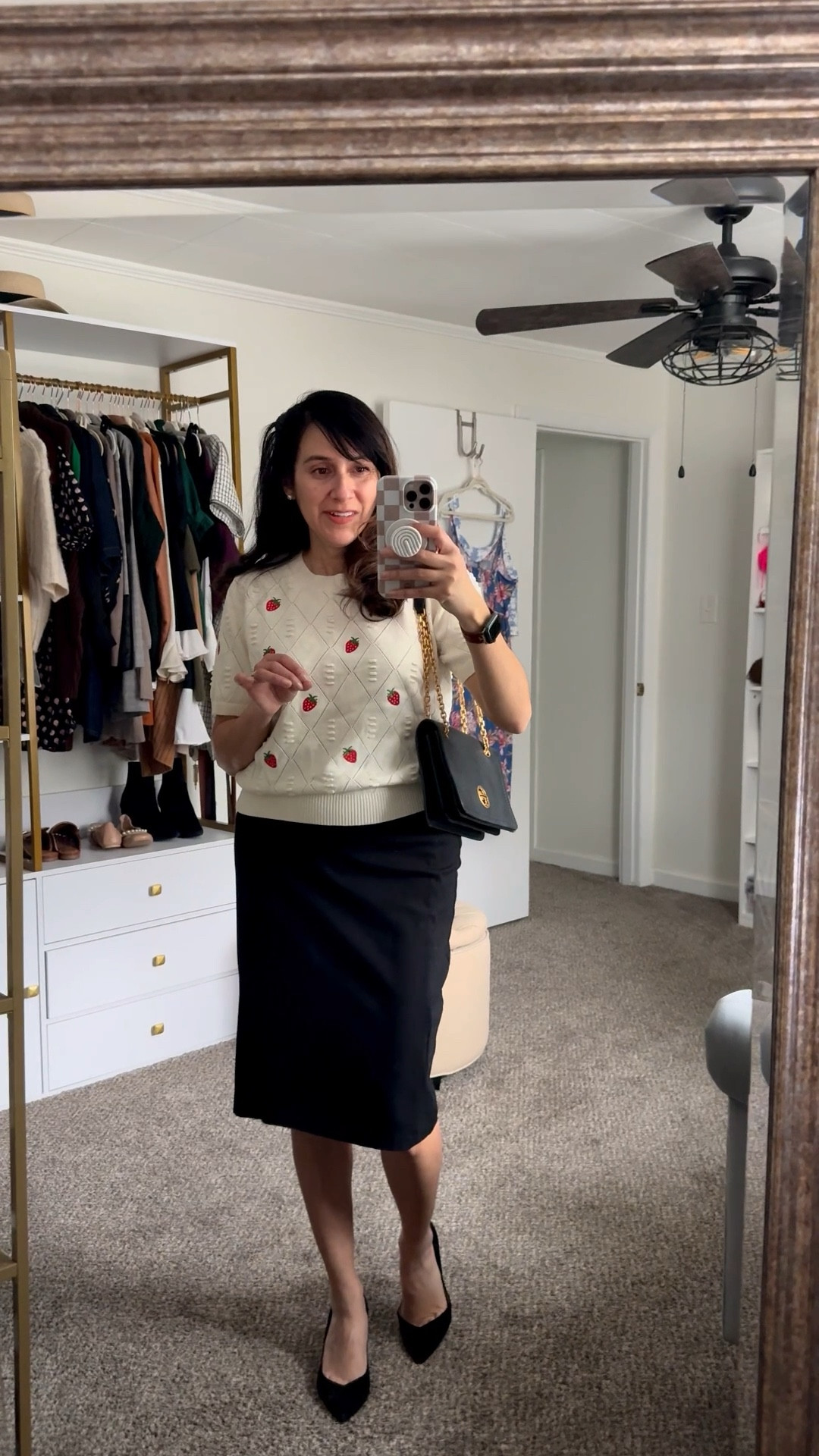 Workwear inspo for the week! Always In search of a new top that would be fun for corporate wear 🍓love this for spring! 

#LTKgrwm #LTKootd #LTKSeasonal
