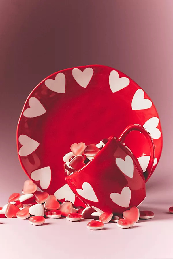 Vida Icon Stoneware Mug: Valentine's Day Edition | Anthropologie (US)