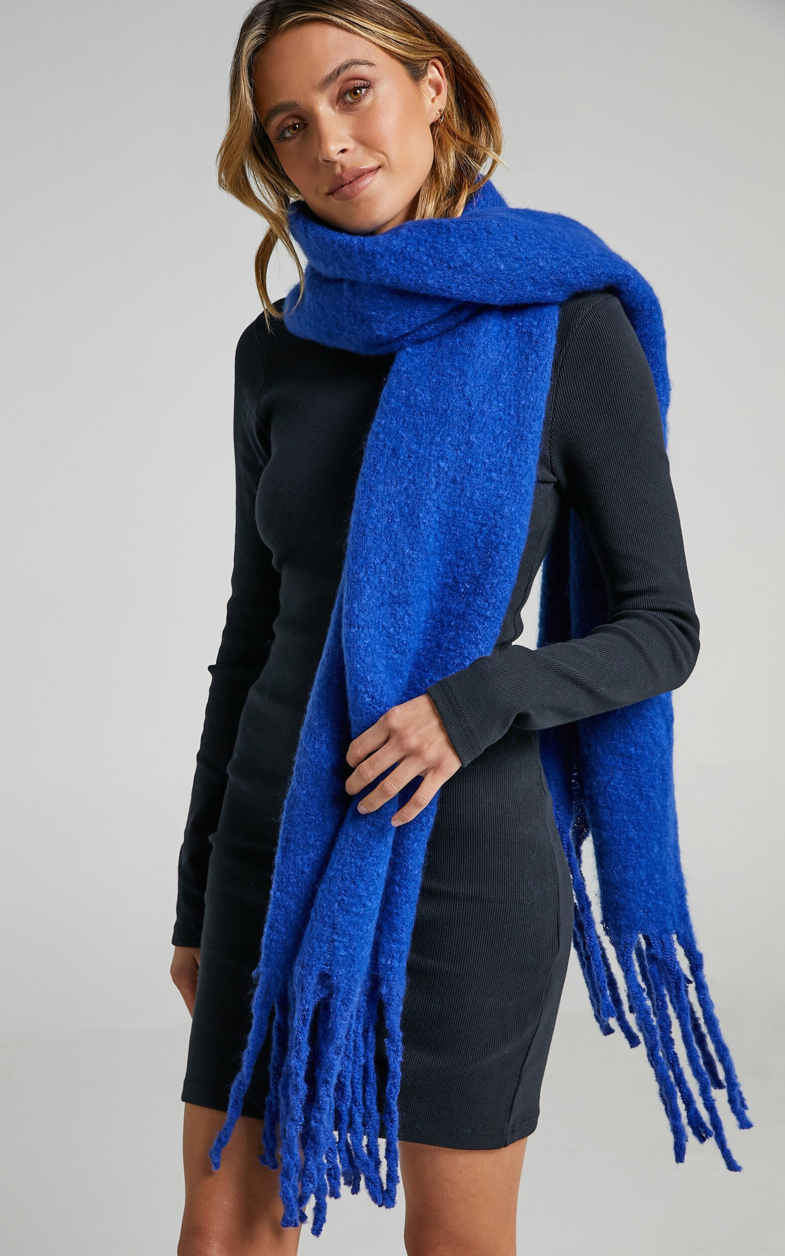 Lawrence Scarf in Cobalt | Showpo - deactived