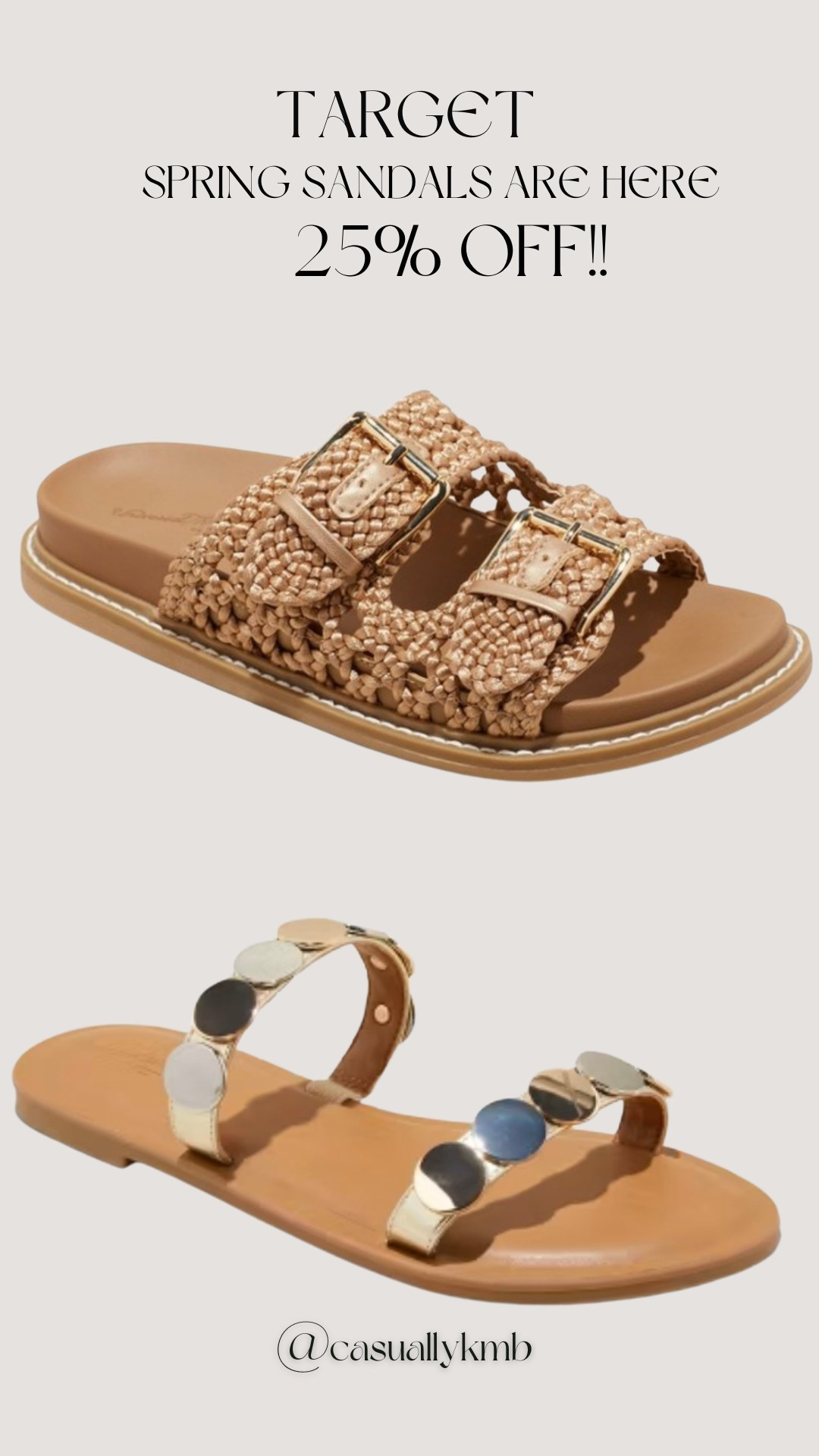 I LOVE Target sandals they are all on sale happening now for spring!

#LTKSpringSale #LTKFindsUnder50 #LTKWatchNow