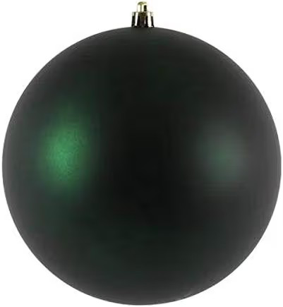 Vickerman 483466-4" Midnight Green Matte Ball Christmas Tree Ornament (6 Pack) (N591074DMV) | Amazon (US)