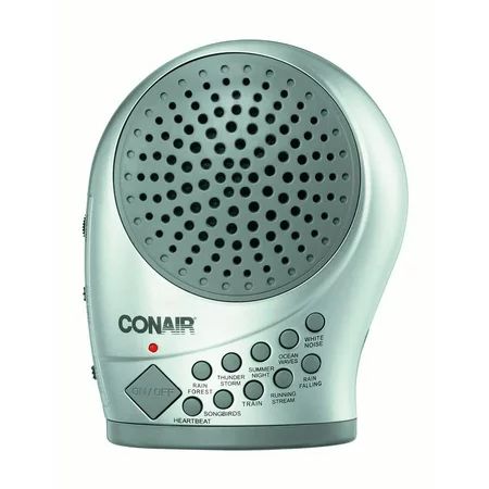 Conair SU12 Silver Sound Machine w Night | Walmart (US)