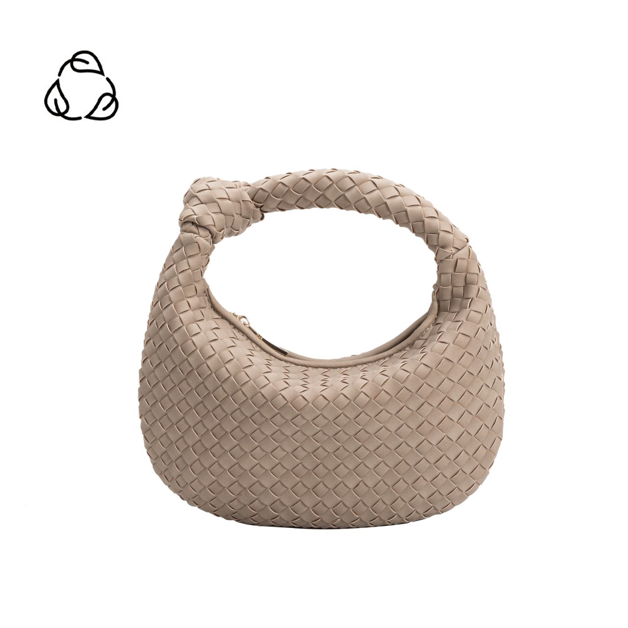 Drew Mushroom Small Recycled Vegan Top Handle Bag | Melie Bianco