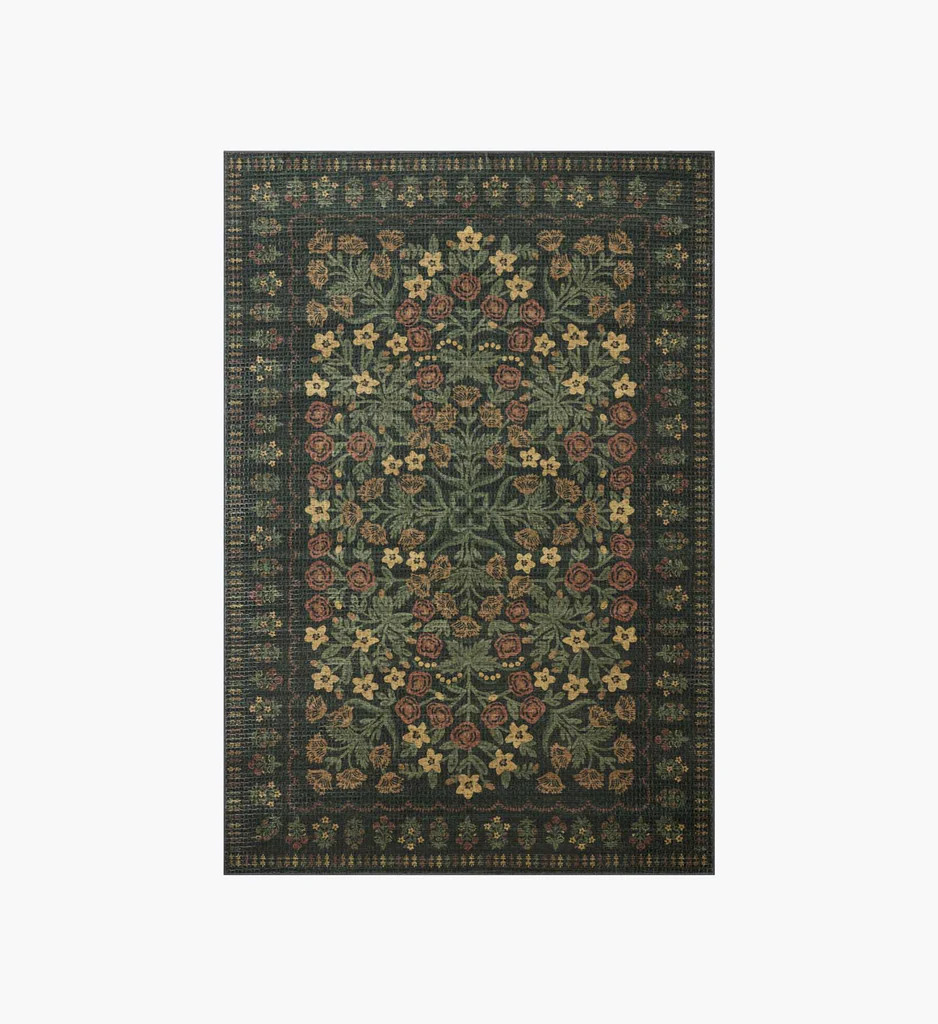 Orchard Charlotte Washable Rug - Forest | Rifle Paper Co.