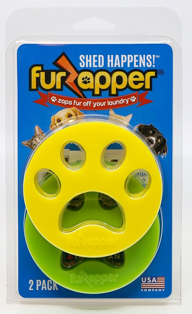 FurZapper Pet Hair Remover for Laundry, 2 Pack - Reusable Dog & Cat Hair Remover Tool As Seen on ... | Amazon (US)