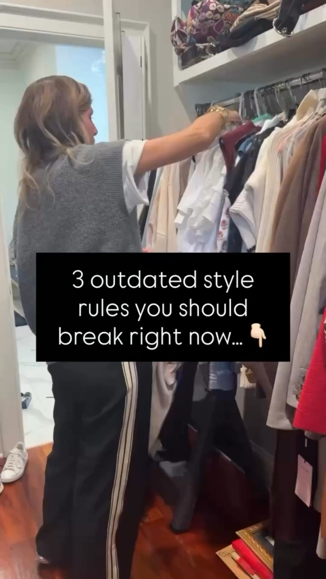 Ready to break free from old-school style rules? 🙌 

Here are 3 you should ditch ASAP: 
1️⃣ Always tuck your top. - Sometimes a half-tuck or leaving it loose creates a more modern look! 
2️⃣ Stick to skinny jeans. - Wide-leg, straight-leg, and flared styles are trending and so flattering! 
3️⃣ Avoid mixing prints. - Stripes and florals? Leopard and plaid? They’re better together! 

Which rule are you breaking first? Need help modernizing your wardrobe? Let’s chat! 💌 
#PersonalStylist #StylingTips #StyleWithPurpose #PersonalStyling #StyleOver40 BreakTheRules