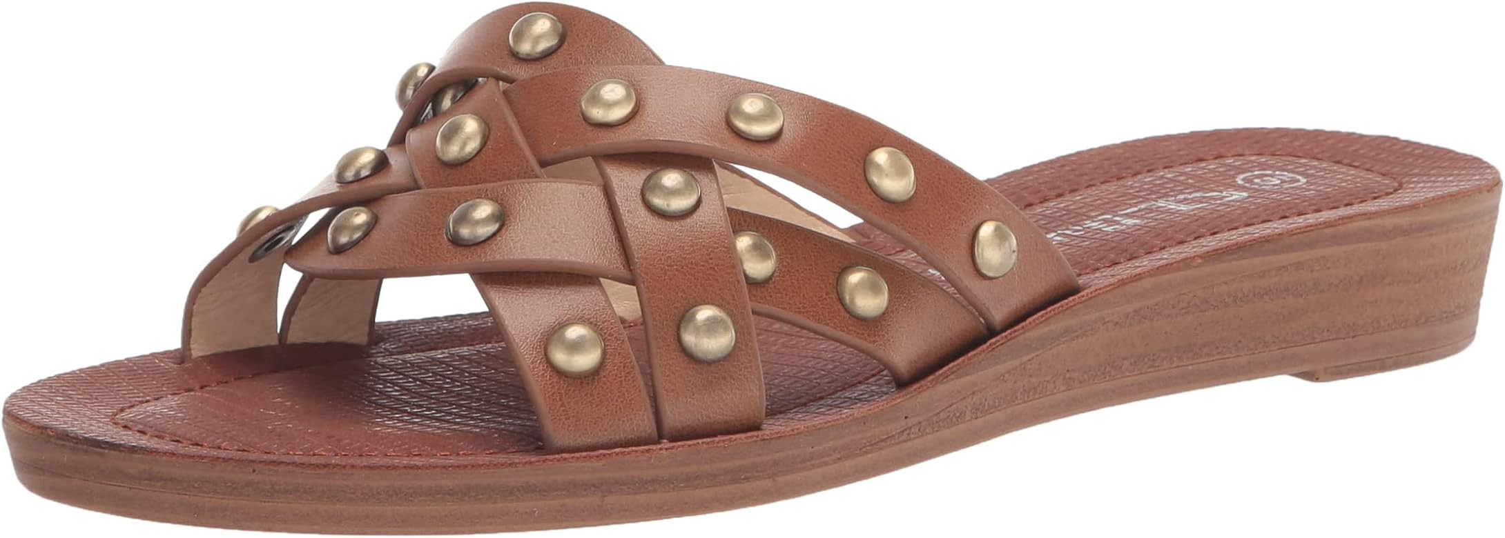 CL by Chinese Laundry Women's Aspiring Stud Flat Sandal | Amazon (US)
