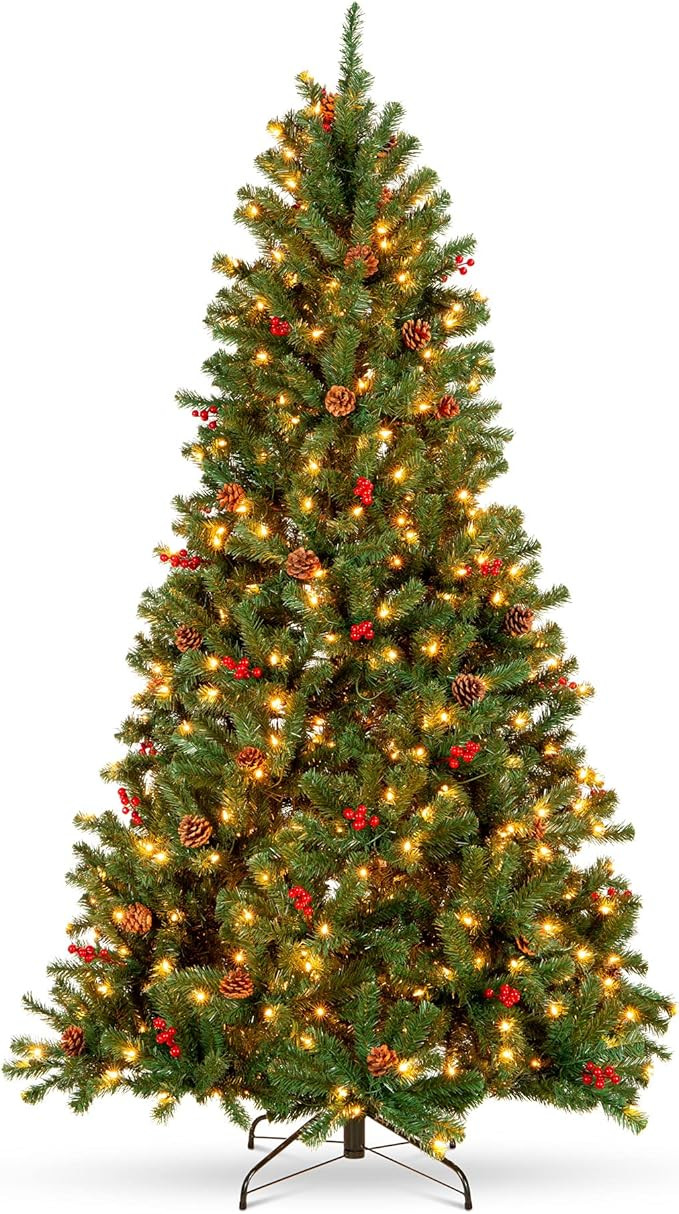 Best Choice Products 6ft Pre-Lit Pre-Decorated Spruce Hinged Artificial Christmas Tree w/ 798 Tip... | Amazon (US)