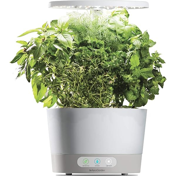 AeroGarden Harvest Elite - Indoor Garden with LED Grow Light, Stainless Steel | Amazon (US)