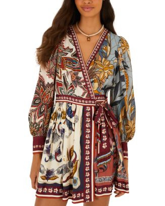 Stained Glass Wrap Mini Dress | Bloomingdale's (US)
