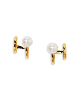 Nadri Imitation Pearl Spiral C Hoop Earrings    | Bloomingdale's Jewelry & Accessories | Bloomingdale's (US)