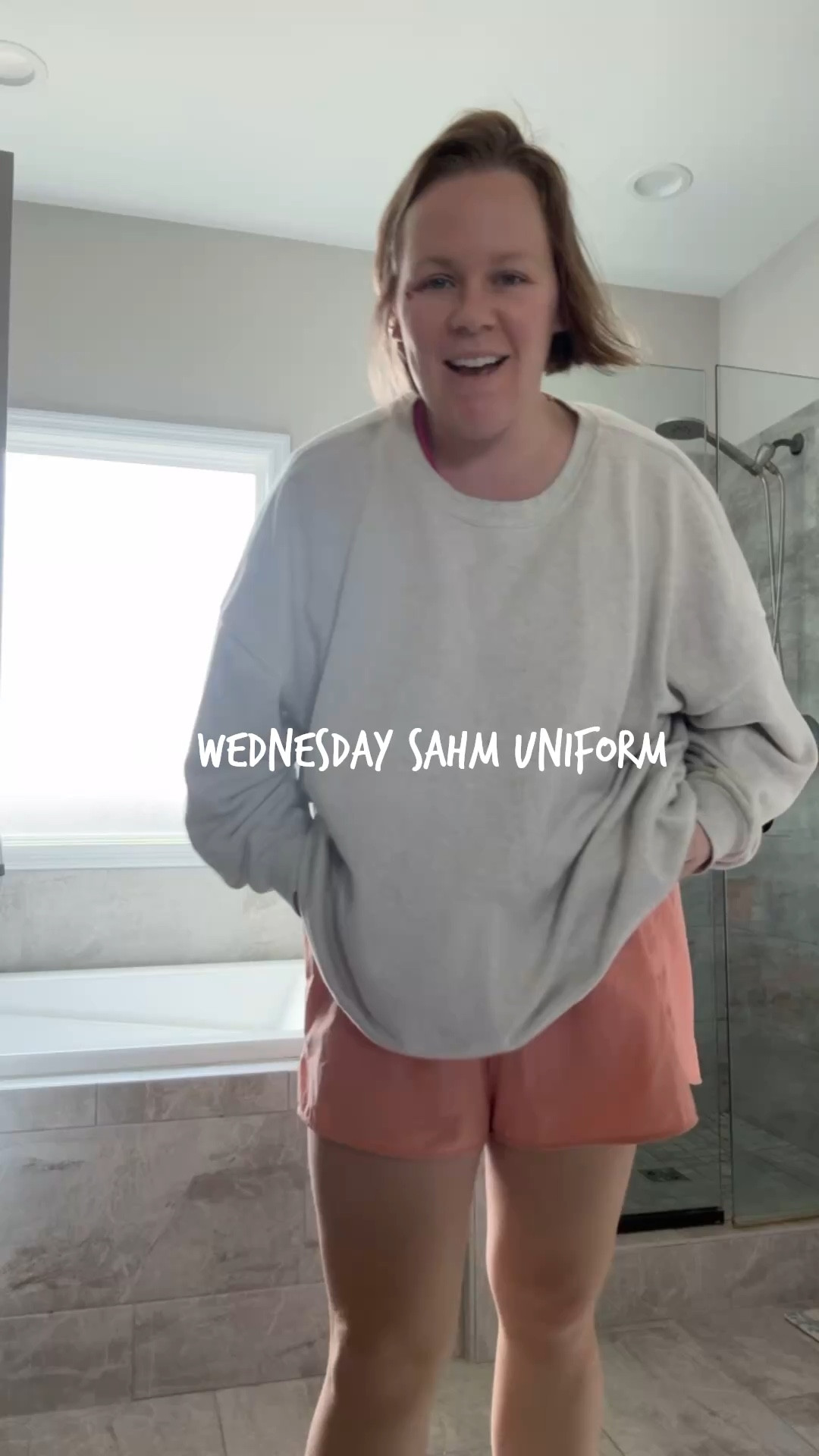 I love getting dressed but I also love a baggy sweatshirt and shorts. This entire outfit is 50% off!! I’m wearing a size XXL in both for an extra baggy fit  

#LTKSaleAlert #LTKootd #LTKmomlife