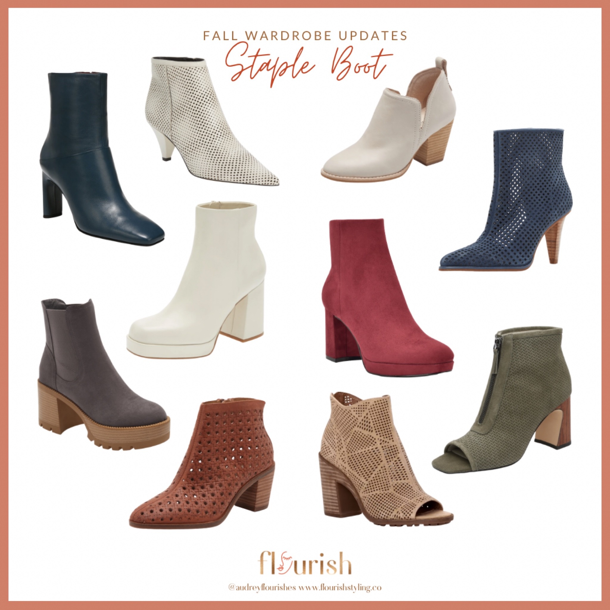 Fall is officially upon us and it is time to celebrate! There is just something about the smell and feel of the crisp, cool air that really makes our hearts soar. It would make sense, too, that we would want to feel comfortable and at home in our clothing during this time as well. Entering into a new season is both exciting and challenging. Maybe your body has changed over the past year and many of your fall staples are either too big or too small. Or maybe your items just don’t feel like you anymore. Whatever the case may be, revamping your wardrobe can be stressful, but it doesn’t have to be! For easy, breezy shopping we have curated some fall staples from our favorite brands that can help you fill the voids you find in your closet. 

#LTKSeasonal #LTKstyletip #LTKshoecrush