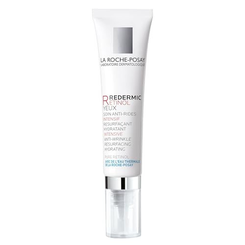 La Roche-Posay Redermic R Eyes Retinol Eye Cream, Anti-Aging Eye Cream to Reduce Wrinkles and Dark Circles With Pure Retinol and Caffeine, 0.5 Fl Oz (Pack of 1) | Amazon (US)